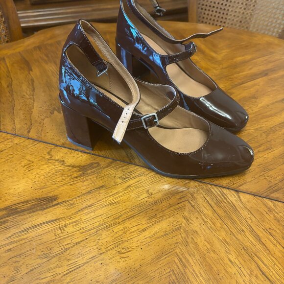 Madewell Shoes - Patent madewell size 10 mary jane shoes